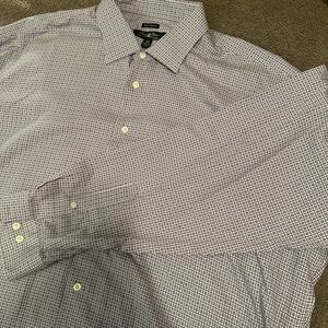 Pronto moo Big and Tall Men’s Queens Oxford Dress Shirt